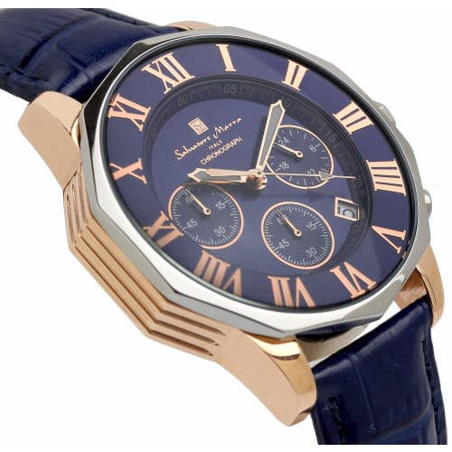 Salvatore Marra Men's Chronograph Watch, Water Resistant to 10 ATM, Italian Brand, Online Exclusive Model