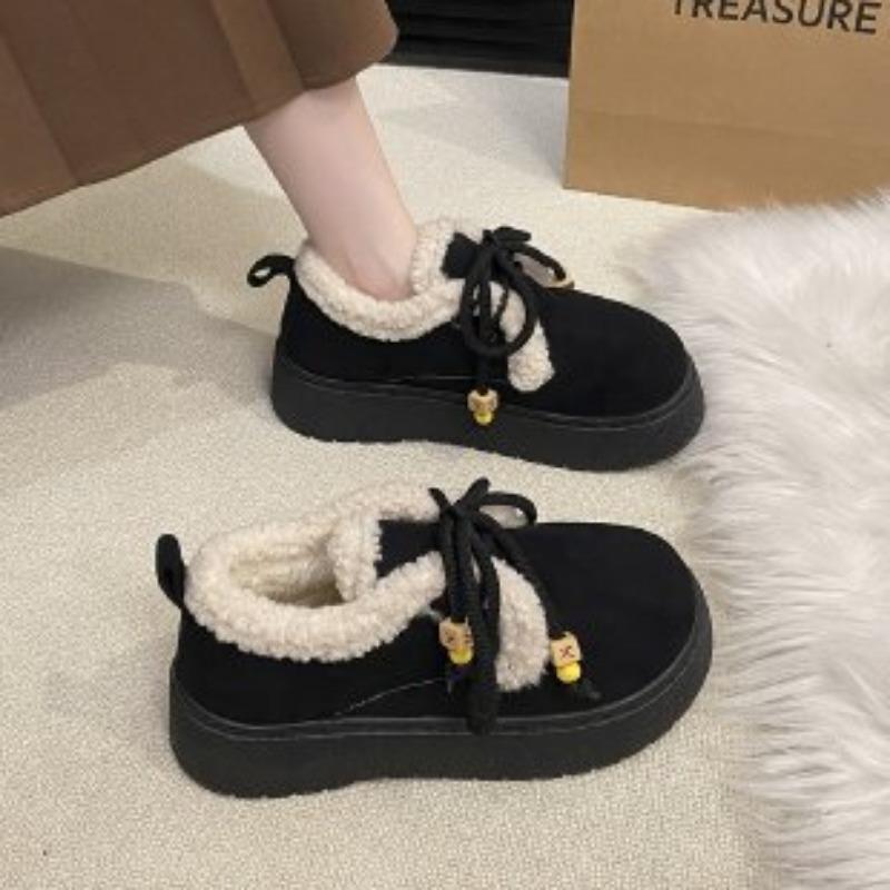 

Женские зимние теплые сноубутсы большого размера, с мягкой подкладкой, водонепроницаемые ботильоны, нескользящая уличная обувь, ботинки для хайкинга, альпинизма, спортивные ботинки 42 чёрный