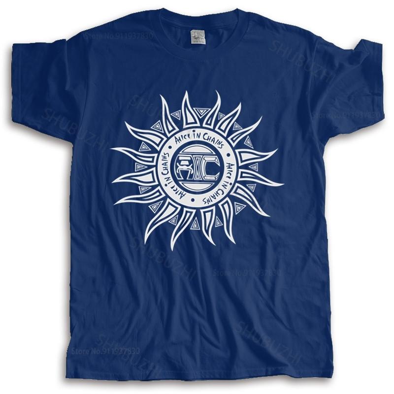 T-shirt Cotton Tees ALICE IN CHAINS SHIRT ROCK HEAVY METAL GRUNGEALTERNATIVE MUSIC ALBUM Brand Top Tees Unisex Teeshirt