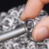Stainless Steel Spring Lock Washers Metal O Rings Flat Gaskets Set Fasteners Hardware Assortment Kits M2 M2.5 M3 M4 M5 M6 M8 M10