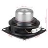57mm Powerful Subwoofer 4Ohm 15W Long Throw Voice Coil Design Rubber Edges Suspension for Distortion Less Bass