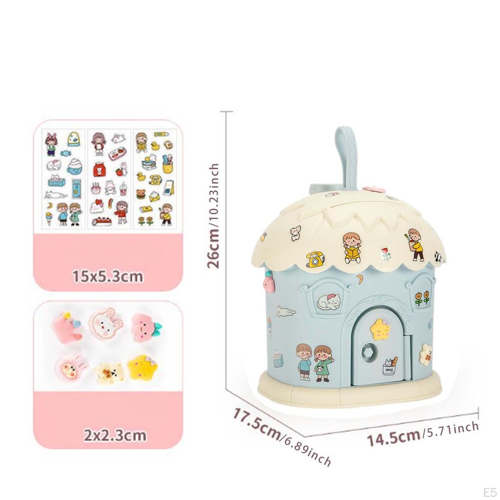 Cottage Piggy Bank Kids Bank, Money Saving Box, House for Hoilday Gifts Birthday