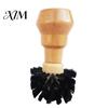 Kitchen Tool for Coffee Lovers Machine Portafilter Basket Cleaning Brush, Soft Bristle with Espresso Brush Wood Handle Corner Barista Essential