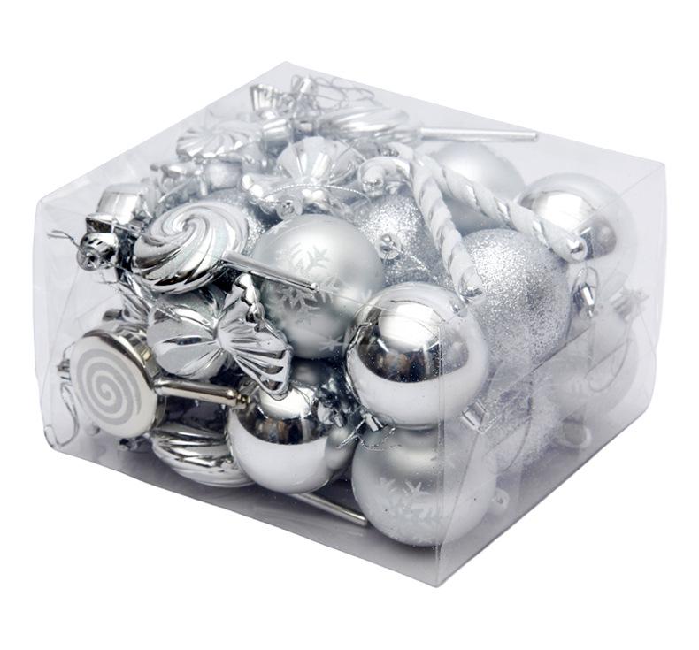 Cross-Border Dragon Tiger Christmas Ball Set: Red & White Lollipop Candy Ornaments for Christmas Tree Decorating