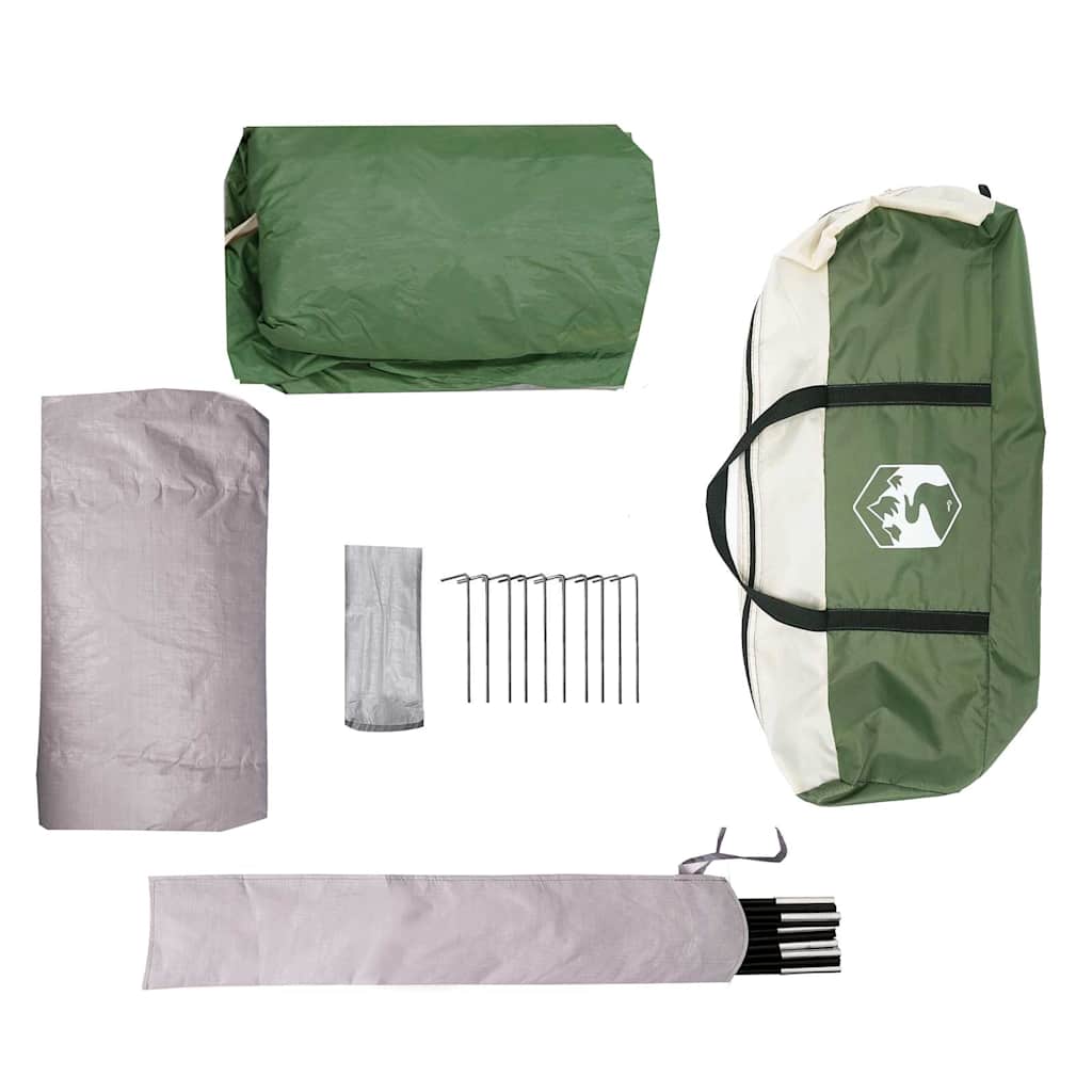 Family Tent for 6 Persons Green Waterproof