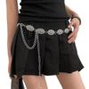 Retro Metal Waist Chain: Fashionable Accessory for Dresses and Sweaters