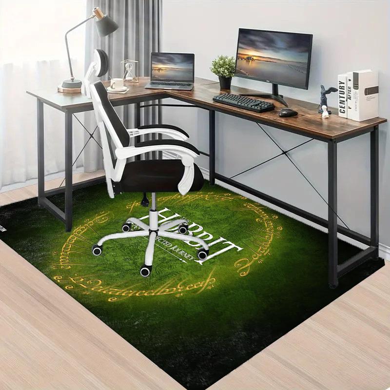1pc Office Carpet Chair Mats The Hobbit Unexpected Journey Perfect for Decorating Office Chairs, Living Rooms, Or Bedrooms,Polyester Carpet