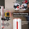 Stable Mounting Aluminum Alloy Construction Adjustable Laser Level Bracket Laser Level Accessory with 1/4inch to 5/8inch Univers