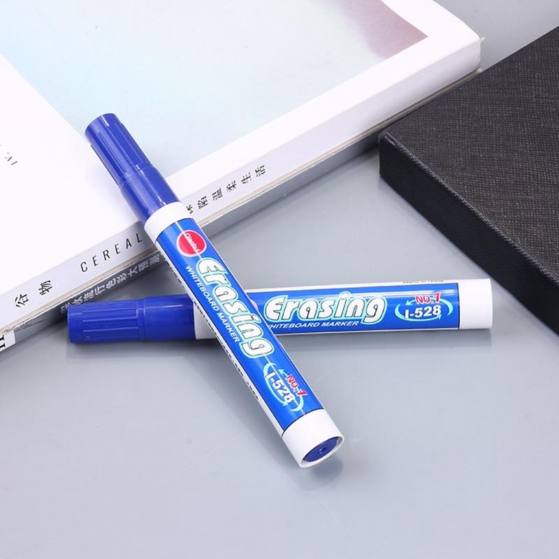 10pcs Whiteboard Marker Plastic Erasable Marker Pen Whiteboard Marker Pen Office Stationery Supplies