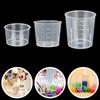 20pcs Measure Cups Dual Scales Cup Container 10/20/30ml Transparent Plastics Measuring Tools And Gadgets For Kitchen Or Lab