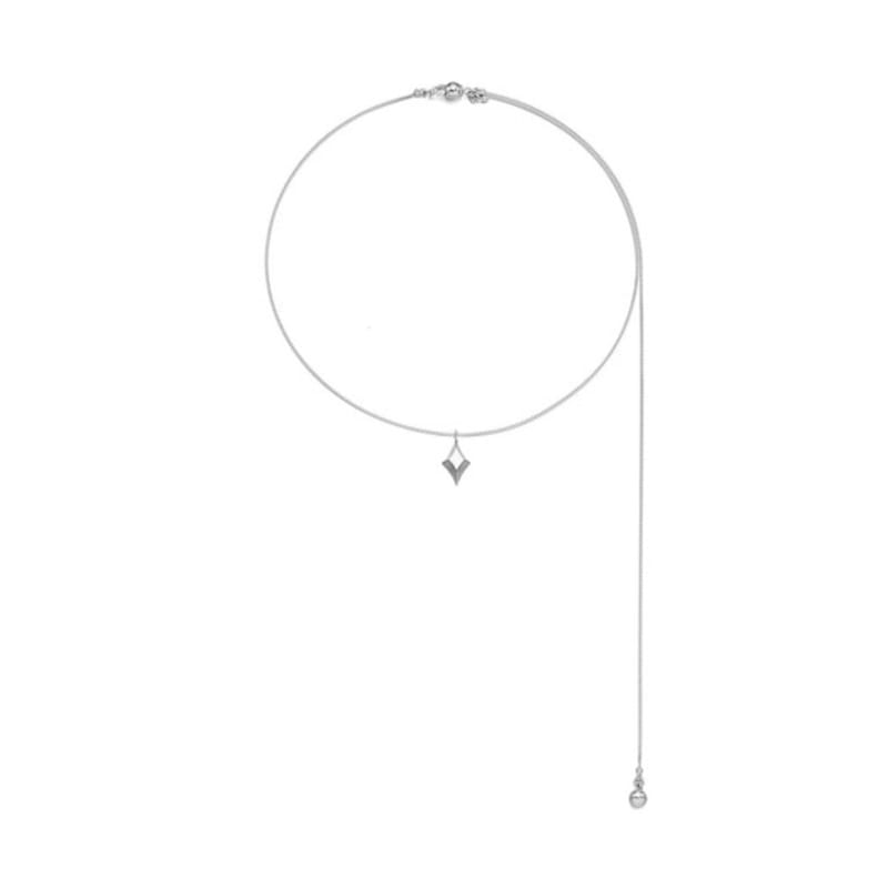 NIMBUS New Shine Star Drop Ball Medal Necklace