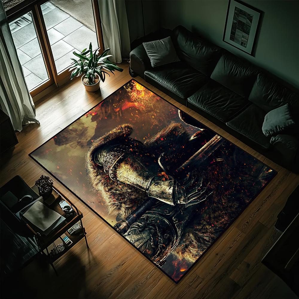 Hot Game The D-Dark Souls Door Mat Entrance Non-slip Washable Kitchen Carpet Living Room Hallway Rug Bathroom Decoration