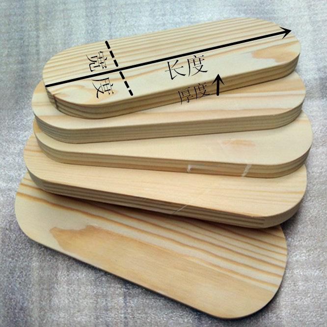 Handmade Oval Pine Wood Slices for Pyrography and DIY Models
