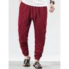 Men'S Sports Pants Loose Running Casual Drawstring Pants Work Pants