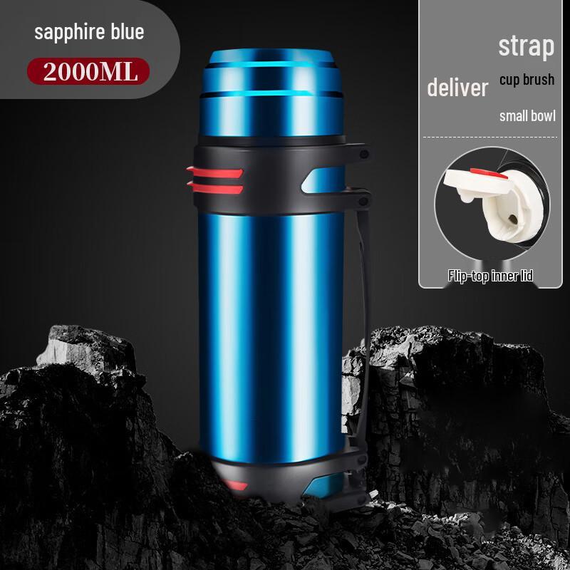 Large Capacity Insulated Stainless Steel Water Bottle