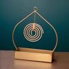 With Tray Mosquito Repellent Incenses Rack Coil Incense Burner Frame  for Household Bedroom Patio