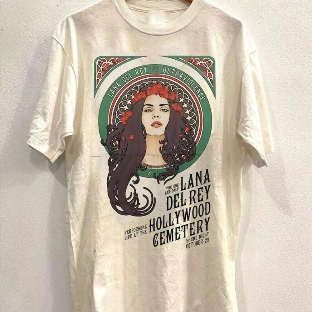 Единственная и неповторимая Лана Дель Рей Белая Футболка Унисекс Футболка L