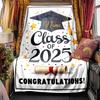 Graduation Cap And Diploma Blanket Personalized Name Soft Comfortable Stylish Blanket Car Blanket Perfect For Travel Camping Outdoor Home Suitable For