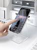 Acrylic Transparent Phone & Tablet Stand: Minimalist Student Dormitory & Office Desktop Holder.