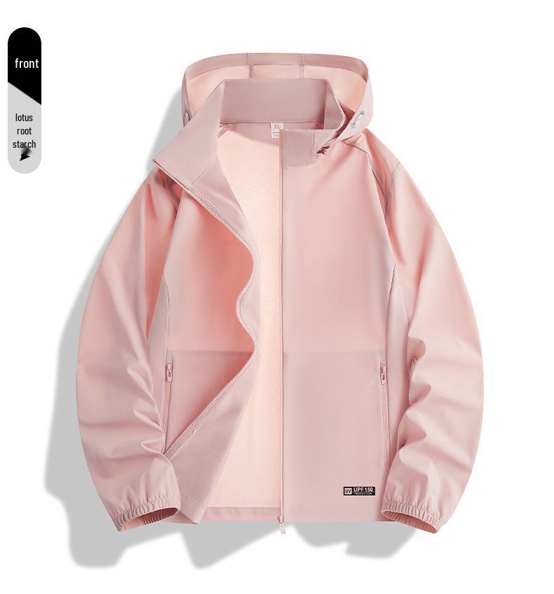 Breathable Lightweight Nylon Sunscreen Jacket: Summer Style for Men & Women, Customizable Logo, Ideal for Mountaineering 4XL