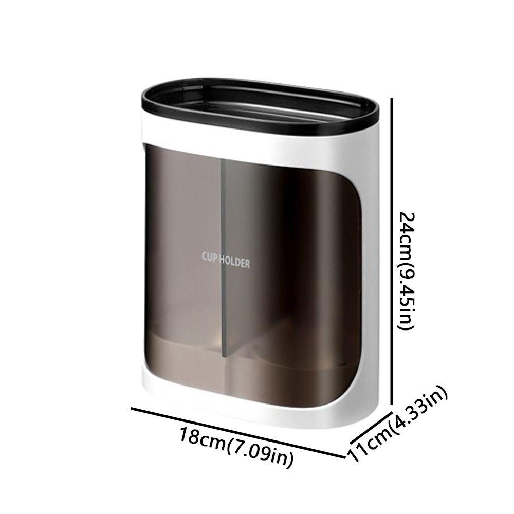 Punch-Free Automatic Cup Dropper Space-Saving Disposable Cup Holder Paper Cup Dispenser  Office Use