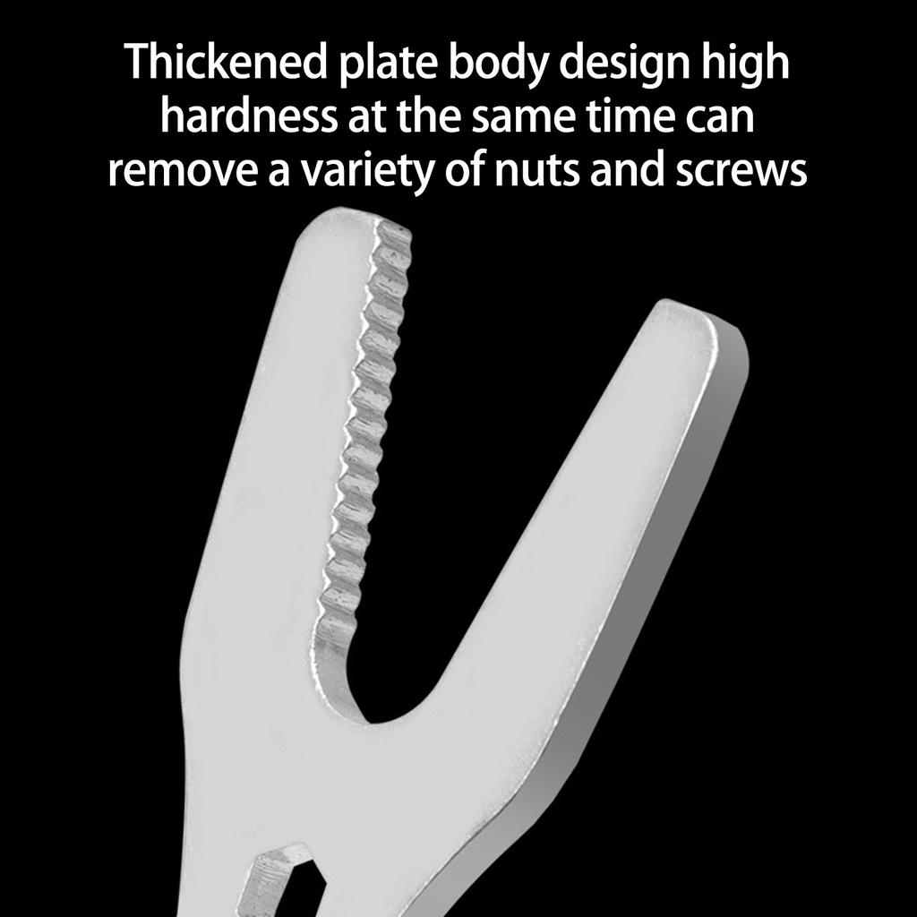 Torx Wrench Double Ended Multifunctional Wrench 6-25mm/3-17mm Self-Tightening Wrench Adjustable Glasses Wrench Tool