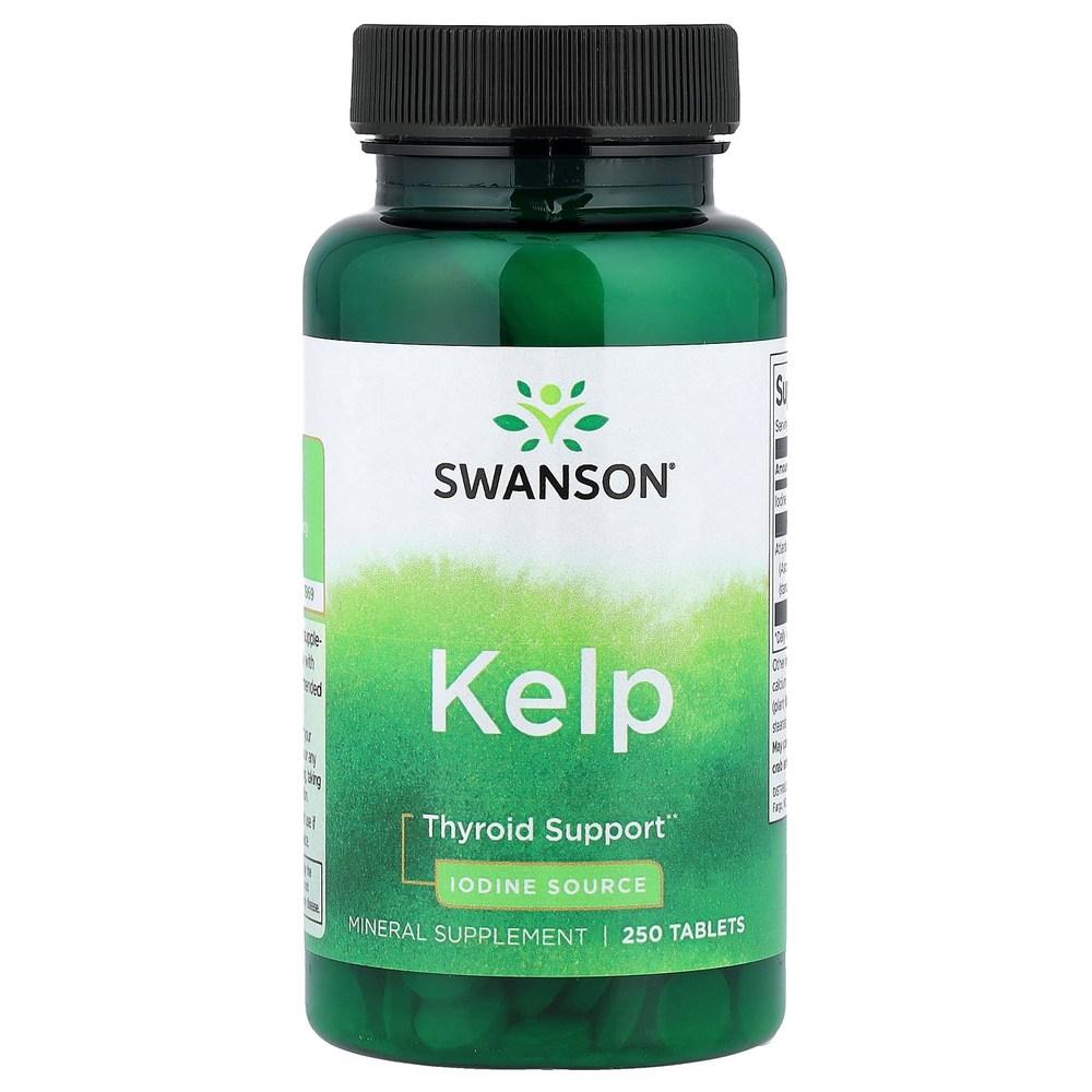 Swanson Vitamins Kelp Tablets 250 250 Tablets