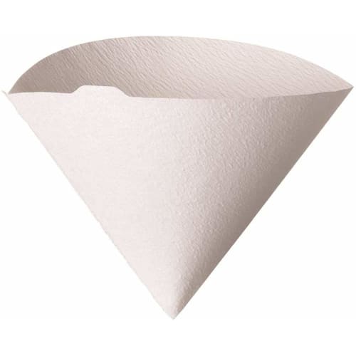HARIO V60 Paper Filter for 1-2 Cups, 500 Pieces, Cone Coffee Maker, White, Made In Japan VCF-01-100W