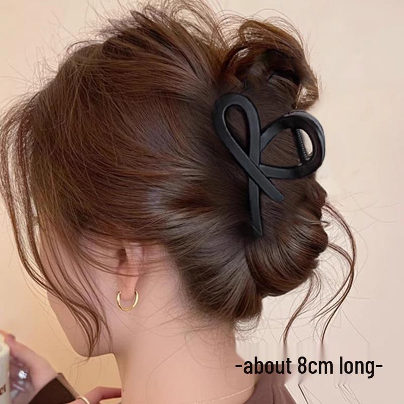 Elegant French Retro Small Shark Hair Clip for Thin Hair
