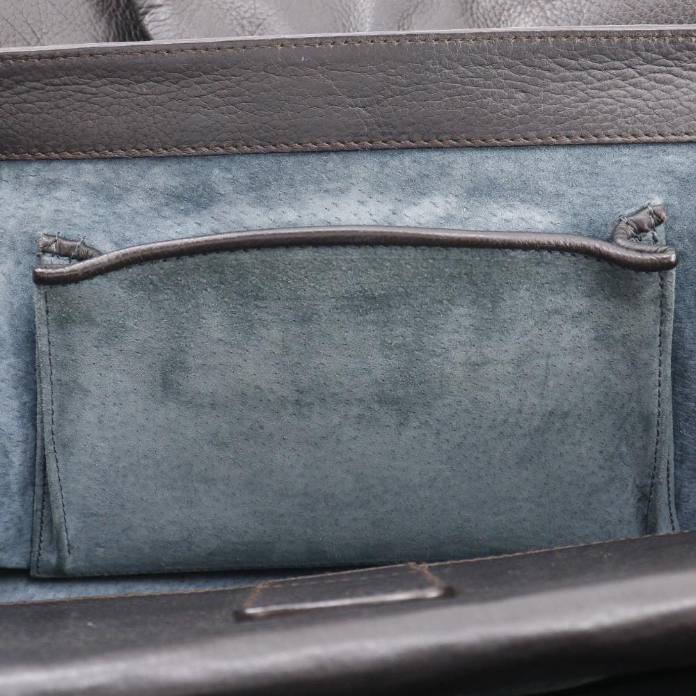 BVLGARI Bvlgari Bvlgari Twist Tote Bag Brown Brown Calfskin Women Used