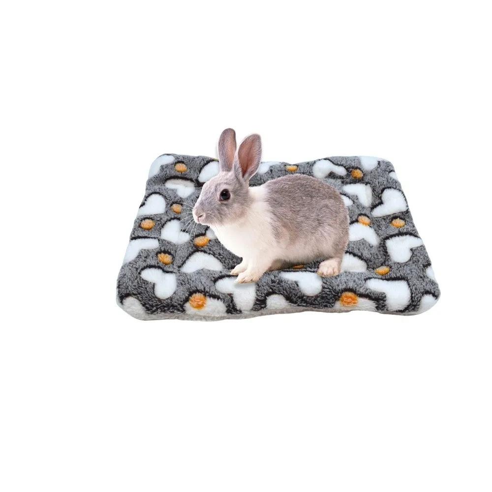 Bequinte Wintermatte Waschbar Warme Polsterung Kleintier Schlafsack Kausicher Haustierbettmatte Winter