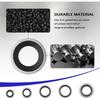 139PCS AC O Ring Kit Conta 30 Sizes,Durable A/C O Ring Assortment Kit With 54PCS Rubber Gasket & 85PCS Spacers For Seal Improvement,Professional AC