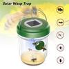 Fly, Wasp, and Mosquito Trap; Insect Trap, Hornets - Solar with LED Light