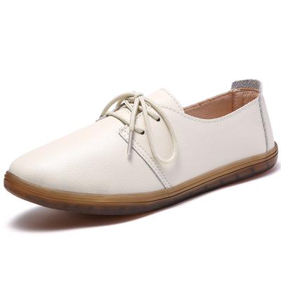 2025 Summer Loafers Women Casual Shoes Moccasins Soft Pointed Toe Ladies Footwear Women Flats Shoes White