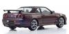 Kyosho Original Nissan Skyline R34 Purple Finished Product KS03936P 1/43 GT-R V-Spec (Midnight III)