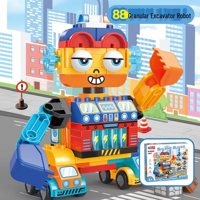 Educational Robot Building Blocks for Boys Aged 3-6