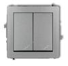 Connecteur Double Escalier Argent Métallique 7Dwp-33