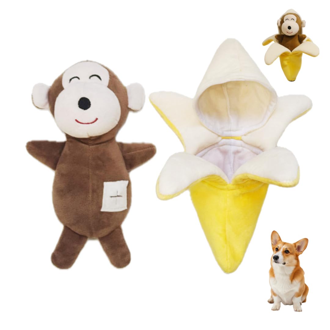 

INEKOAGUA Dog Toy Plush Toy [Educational Set with Hidden Treats] Nose Feed Training Educational Toy Nose Work Smell Training Exercise Stress Relief