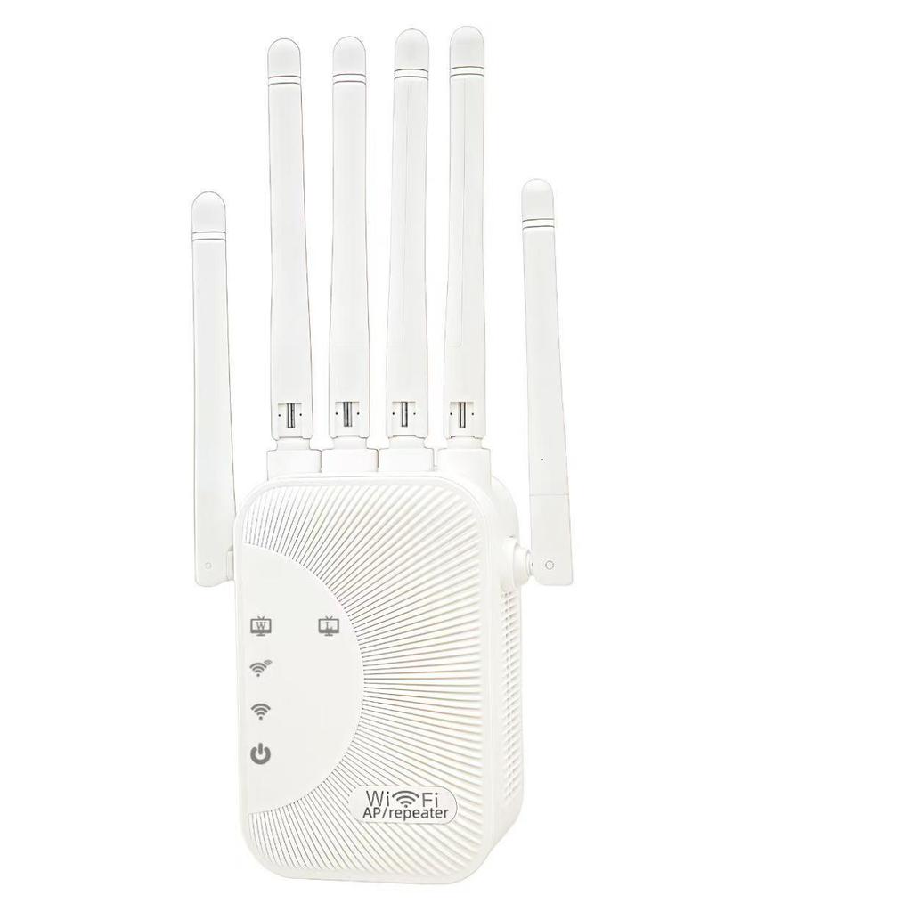 Dualband 1200M Drahtloser WiFi-Signalverstärker & Hochleistungs-Router (2,4 & 5,8G)