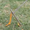 Boundless Voyage Titanium Peg Solid Stake - 35cm (6-pack) Titanium Color (Wide Head)