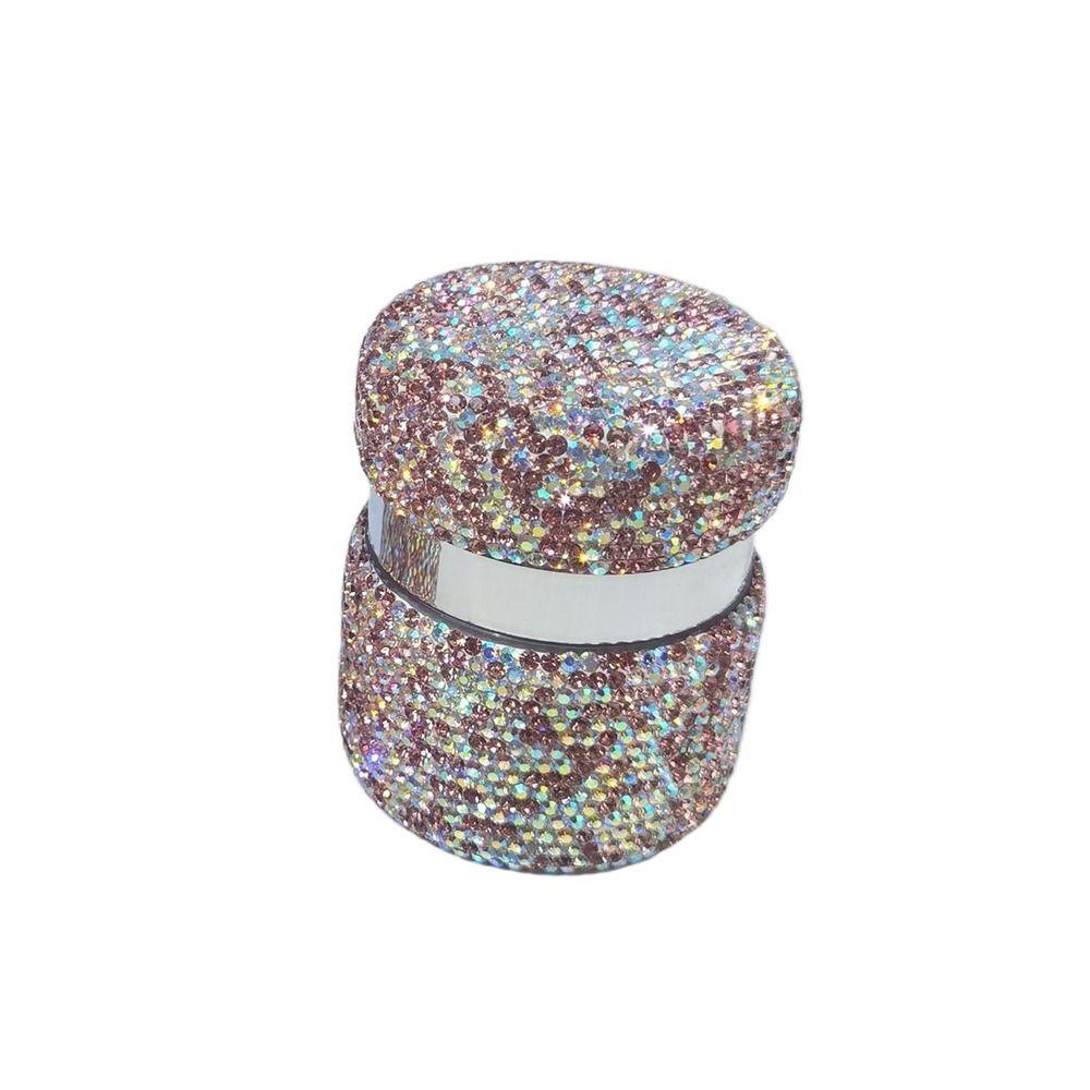 Rhinestone Airless Cream Bottle Dispenser Portable Push Down Pump Lotion Pump Jar Vials Leak Proof Refillable Cosmetic Container