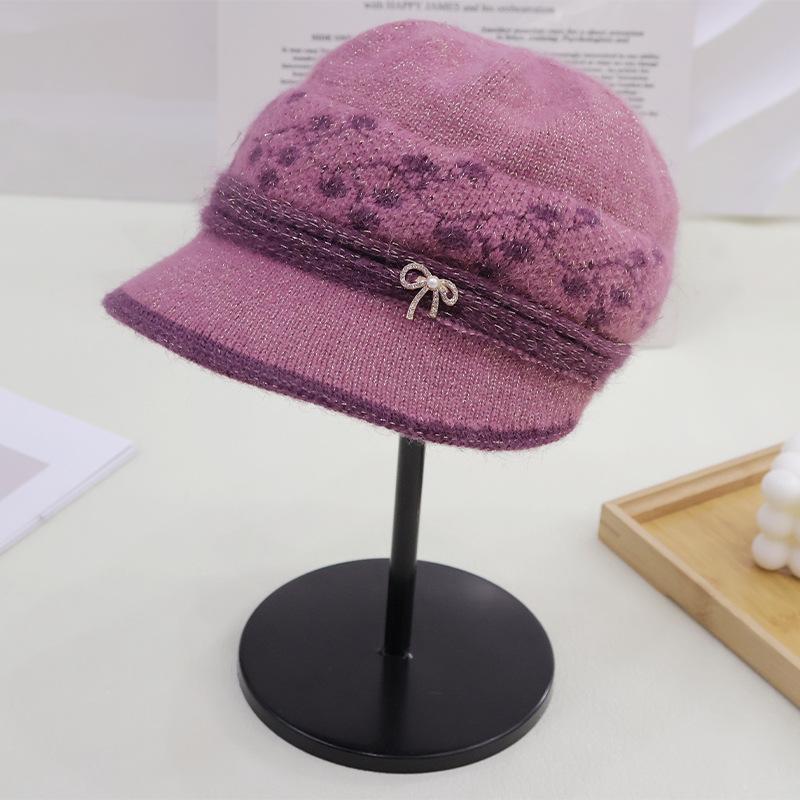 Women's Winter Hat with Detachable Ear Flaps - Adjustable Stretch -Like Beanie, Soft Warm for Cold Weather, All-Season & Christmas