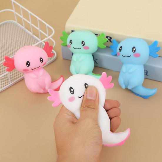 Cartoon Salamander Squeeze Toy Stress Relief Salamander Stress Ball Sensory Toy Decompression Animal Fidget Toy Party Favors