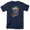 26 Vaci și Pui Super Vac Tricou Bărbați Produs de Merchandising Cartoon Licențiat Tricou Unisex Bleumarin