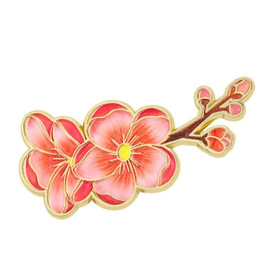 Flower Gods Brooch Metal Pin Badge with UV Printed A