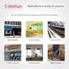 Deshun 236 Window-Mounted Two-Way Intercom for Banks, Hospitals, Stations, Counters, Ticket Booths, High-Power Intercom