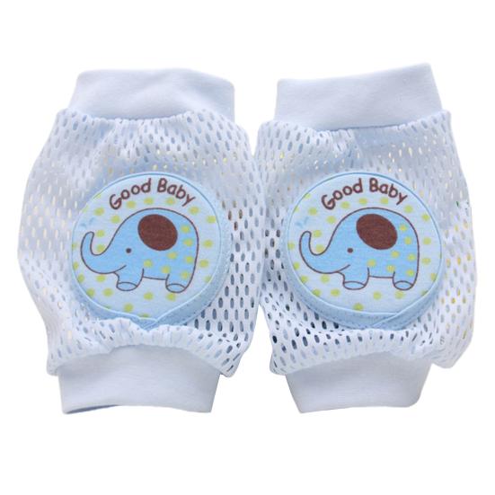 

1 пара подушек на колено для малышей с мультяшным узором, декоративная сетка, ажурная подушка безопасности для детей с изображением обезьяны для детей C синий