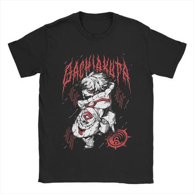 Rudo Surebrec Gachiakuta T-Shirt Herren Baumwolle Lustiges T-Shirt Rundhals T-Shirts Kurzarm Kleidung Übergröße