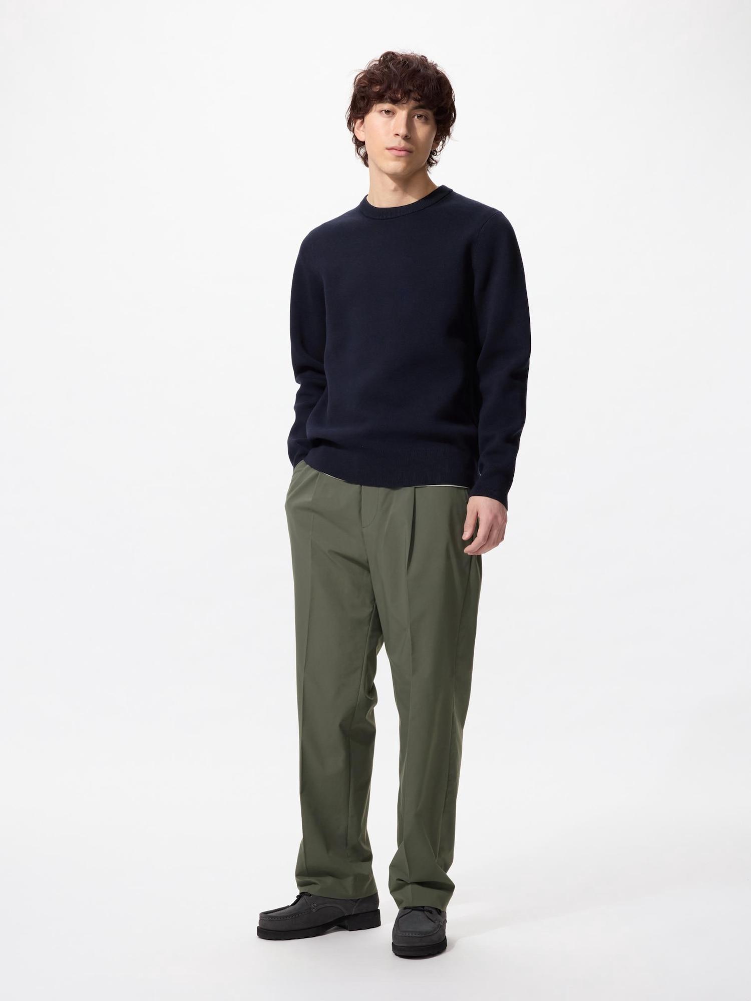 

Uniqlo Japan Tuck Wide Pants Light 57 OLIVE/S