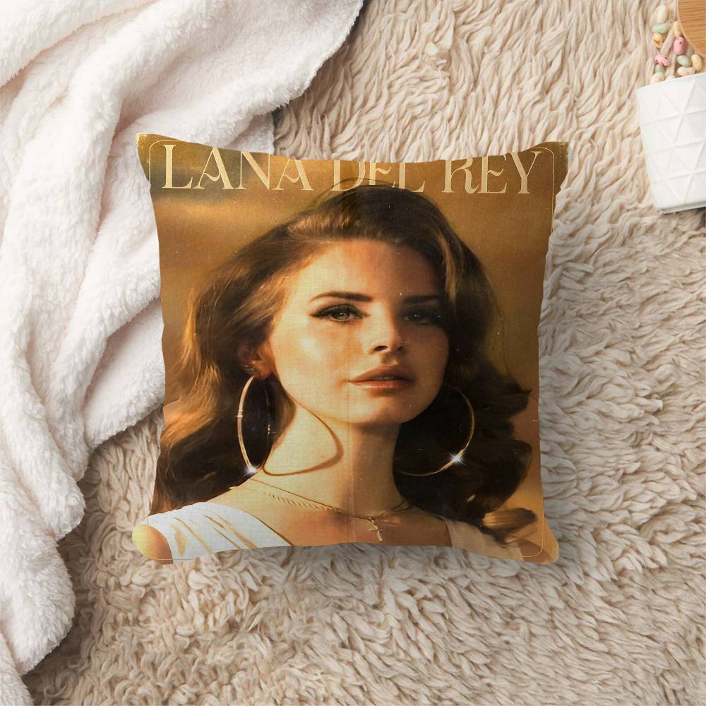 Singer LLana DDel RRey Pillow Gifts Home Office Furnishings Bedroom Sofa Car Cushion Cover case xcm